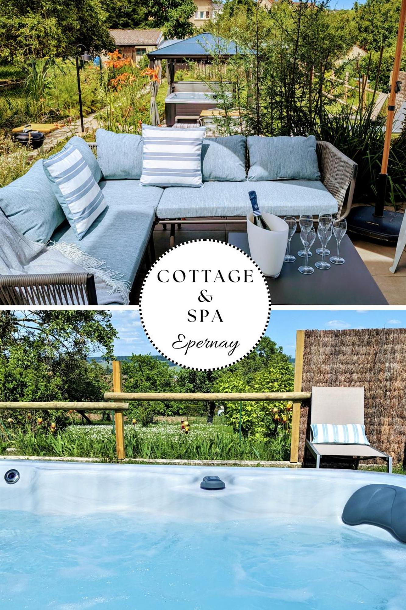 Le Cemarose: Spa, Jardin, Terrasse Et Jolie Vue Au Coeur D'Épernay Dış mekan fotoğraf